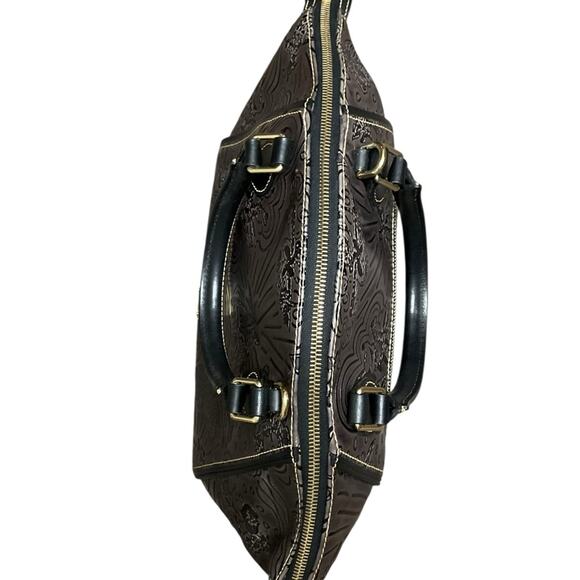 Dooney & Bourke Black Embossed Satchel Disney Aulani NWT - Picture 10 of 16